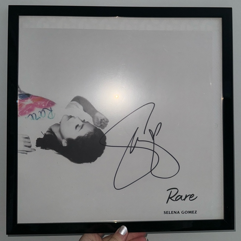 SIGNED RARE SELENA GOMEZ Vinyl **Insert Only**